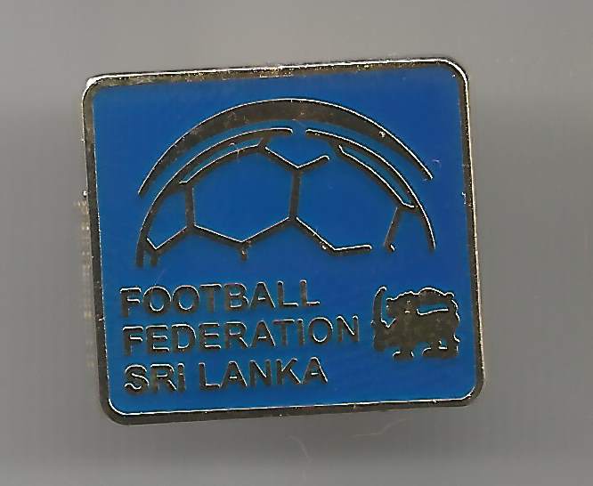 Pin Fussballverband Sri Lanka  blau
